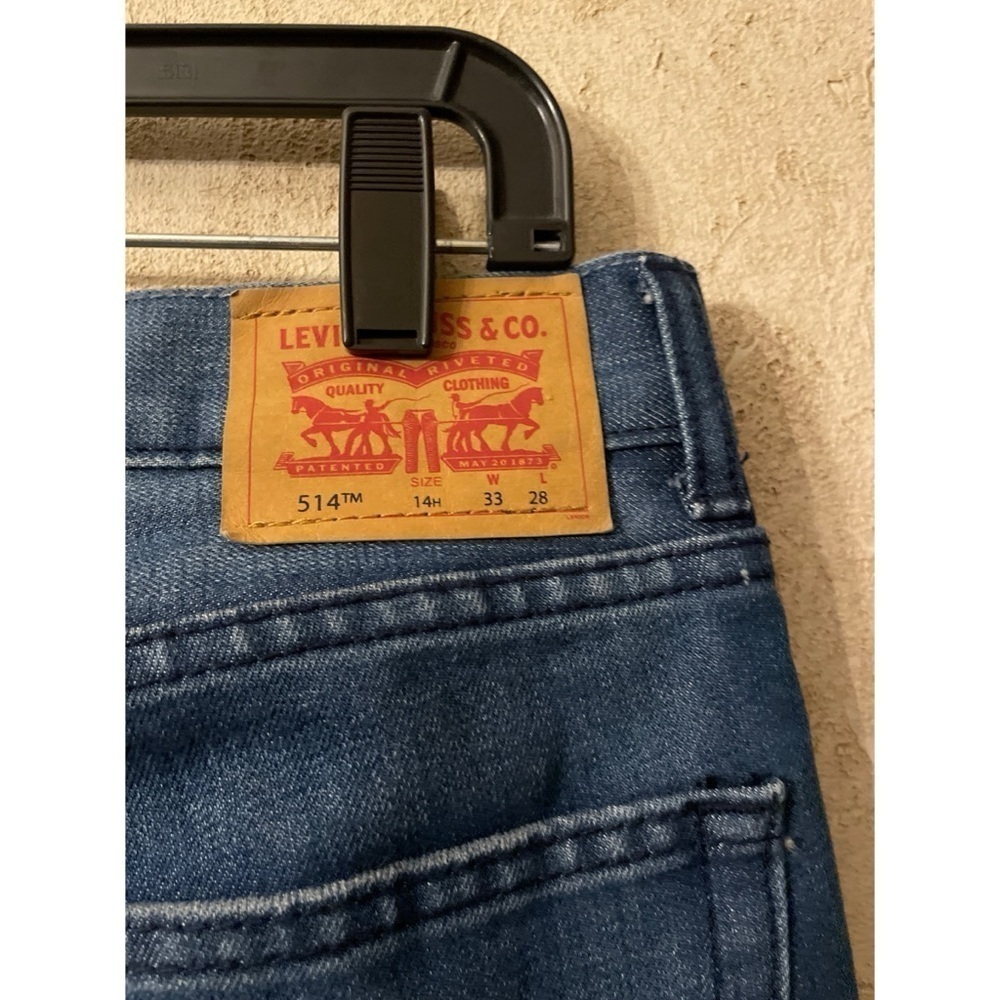 Levi’s 514 Straight Blue Boy’s Jeans New Without Tags - Picture 4 of 4